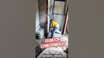 Elevator Counterweight Installation by Trainees | Real-World Training