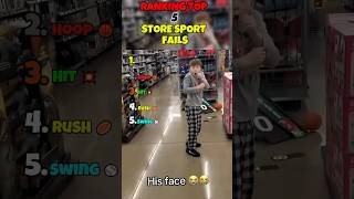 Ranking Top 5 Store Sport Fails 🏀🤣