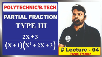 partial fraction lecture 04 #partial fraction #diploma #polytechnic #jharkhand polytechnic #math #x