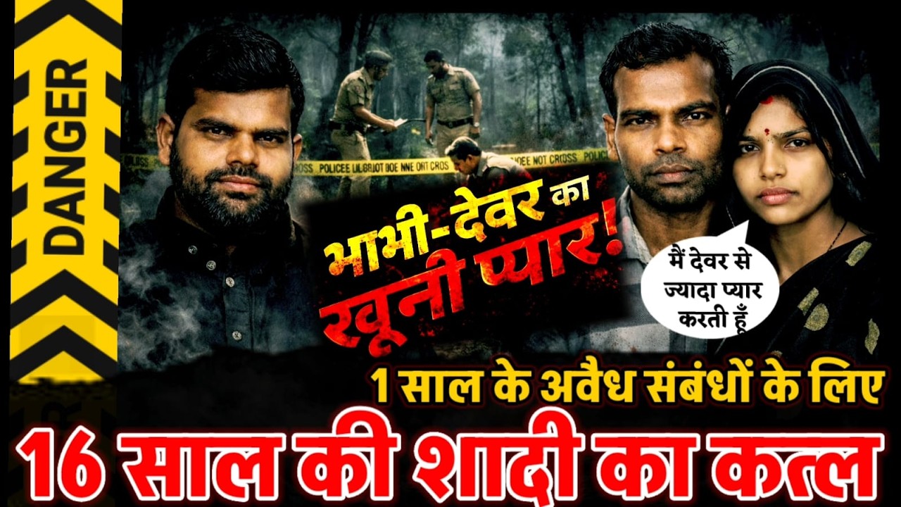 Jhansi News : देवर के दीवानी भाभी ने 16 साल की शादी का कत्ल किया, पति की हत्या का खुलासा