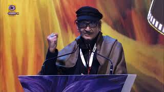 Veteran Actor & Dir. Biswajit Chatterjee being conferred with Indian Personality of the Year Award