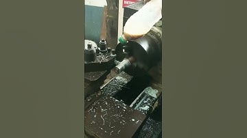 plain turning practical on lathe machine in fitter workshop#fitterpractical #fitter #lathemachine