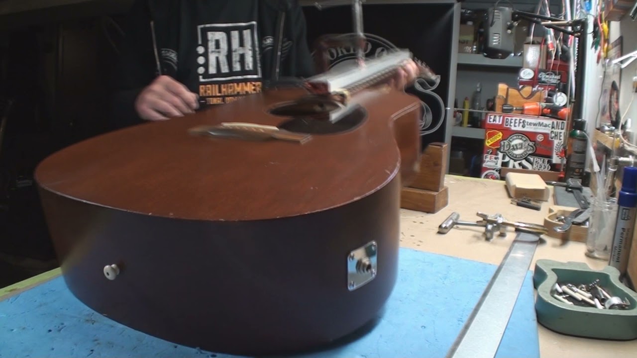 More Guitar Neck Heat Press Fun YouTube