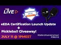 Eeda certification launch update  pickleball giveaway