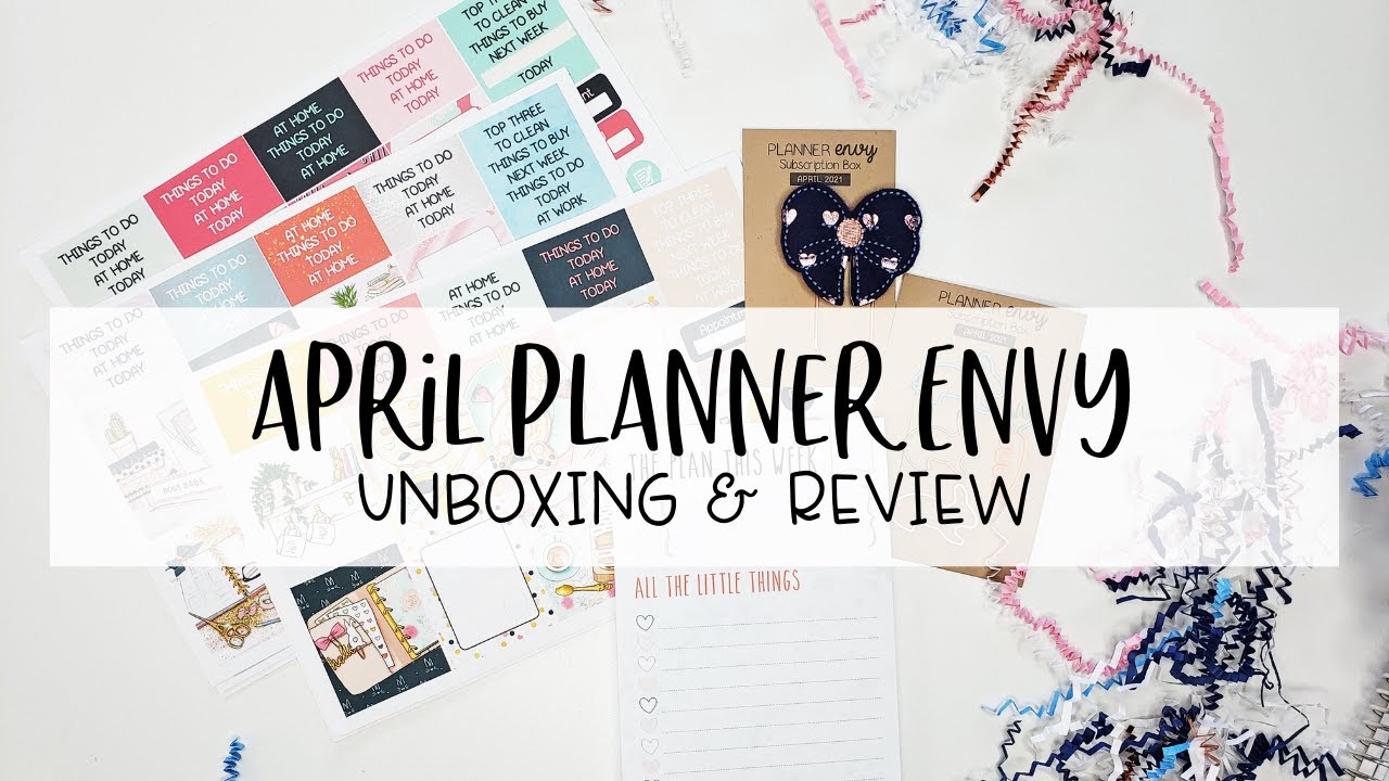 April Planner Envy Box 2021