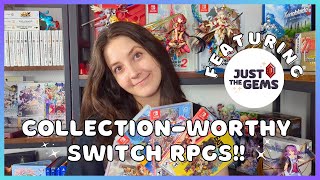 BEST SWITCH RPGs For Your Collection | COLLECTIONWORTHY Games ft. @JustTheGems