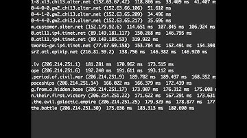Star Wars Traceroute