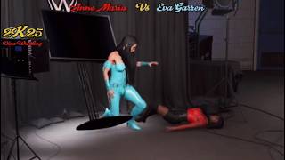 WWE 2K25 Anne Maria Vs Eva Garren - WWS-TKOA Backstage Brawl 