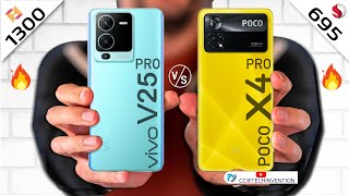 VIVO V25 pro против POCO X4 Pro AnTuTu | Бенчмарк | Geekbench| Камера | Тело | Полное сравнение