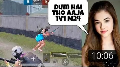 🔥1v1 TDM WITH CONQUEROR GIRL, THEY CHALLENGE FOR M24 ONLY IN TDM CAN WE WIN?