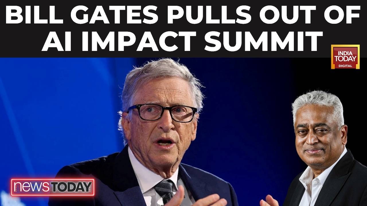 Bill Gates Withdraws From Global AI Impact Summit In Delhi Amid Epstein Files Fallout | India Today