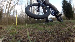 Trying 540's Flat. Bmx
