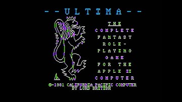 Apple II Ultima Series - Complete Intros/Demos/Titles
