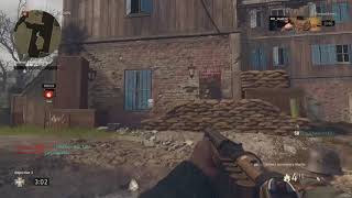 Weird COD WWII glitch where announcer blows you ear out...