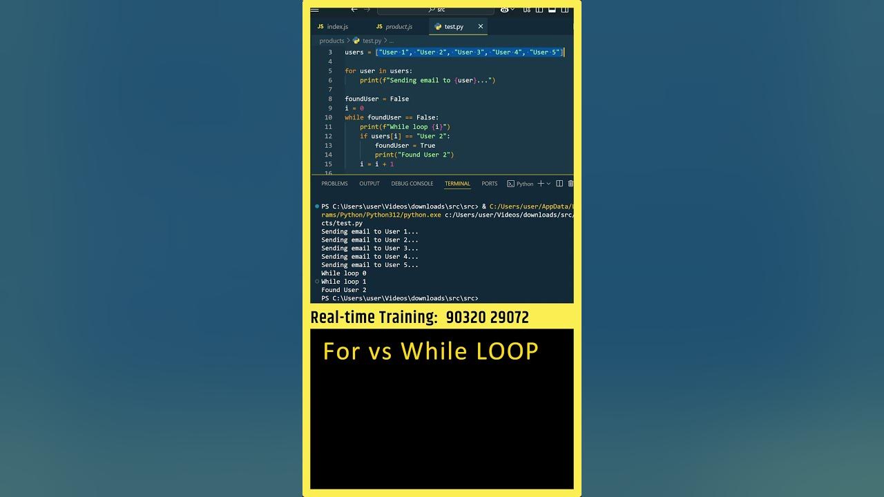 For Loop VS While Loop | Java Loops | Python Loops | JavaScript Loops ...