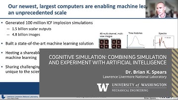 Cognitive Simulation - Dr. Brian K. Spears (Lawrence Livermore National Laboratory)
