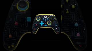 Pac-Man's 45th anniversary pair of pro-style wireless controllers for Xbox, PC, & Nintendo Switch.