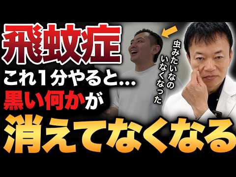 【飛蚊症】糸くず・黒い虫が見える人...それ放置してると視力低下が加速して失明するかもしれません！今すぐ眼科を受診すべき危険な飛蚊症の初期サインを徹底解説します！