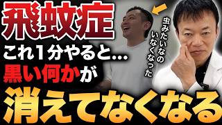 【飛蚊症】糸くず・黒い虫が見える人...それ放置してると視力低下が加速して失明するかもしれません！今すぐ眼科を受診すべき危険な飛蚊症の初期サインを徹底解説します！