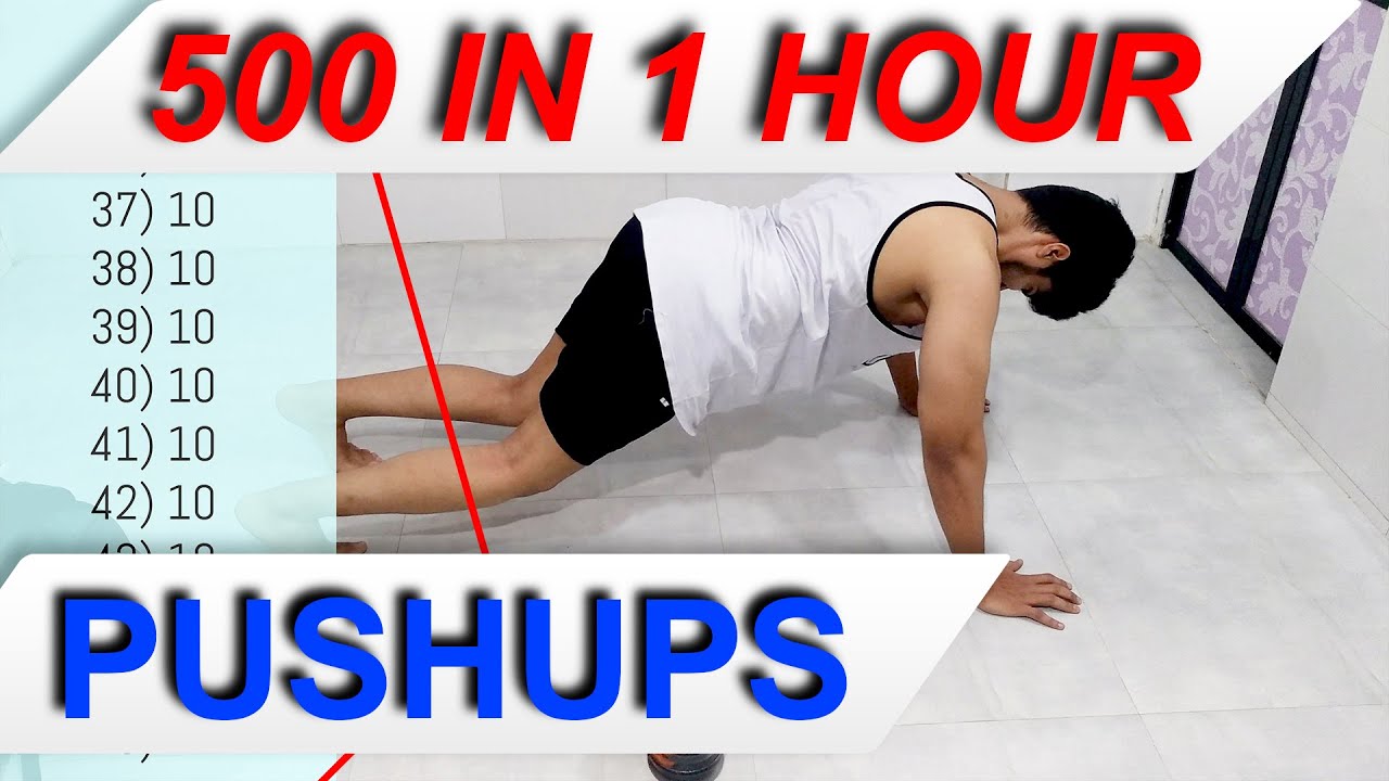 500 Pushups In 1 Hour Challenge | My 500 Push ups challenge in an hour ...