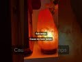 Create Ambiance with Salt Lamps Over Bright Lights
