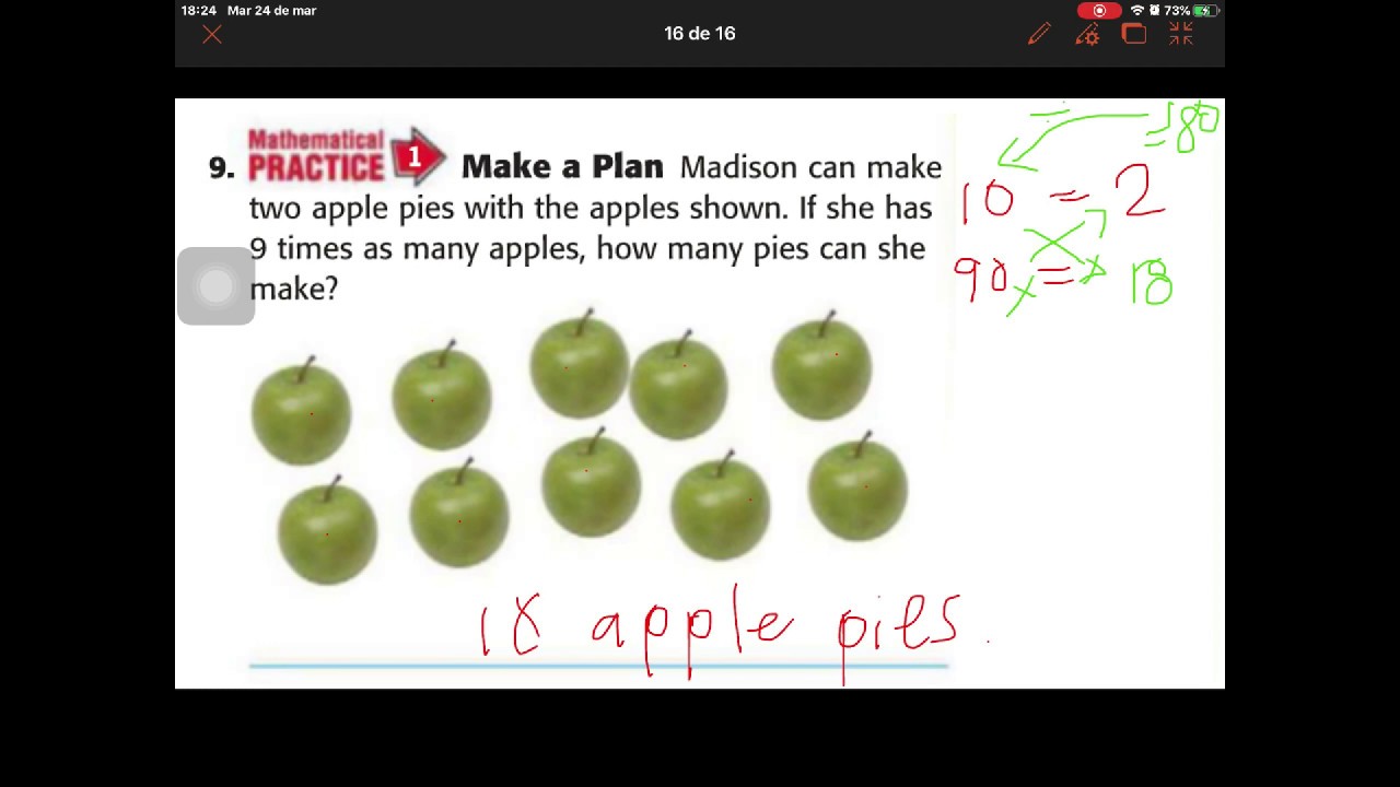 My Math - Problem solving investigation Part 2 - YouTube