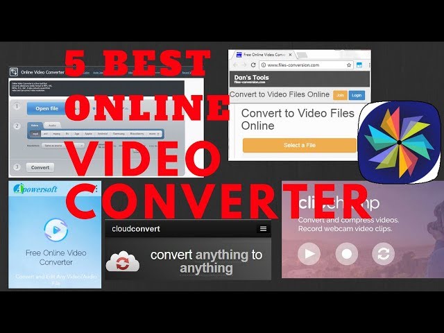 What are some of the best free online tools for converting videos