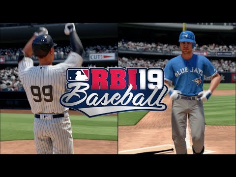 RBI Baseball 19 Gameplay - New York Yankees vs Toronto Blue Jays 5 Inning Game (Xbox One) 1080p