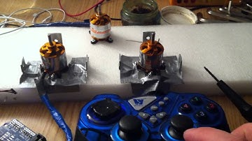 Two bidirectional thrusters test