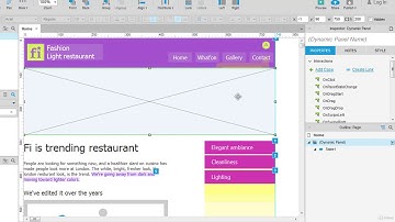 Creating dynamic panel in Axure RP - Axure RP Tutorial