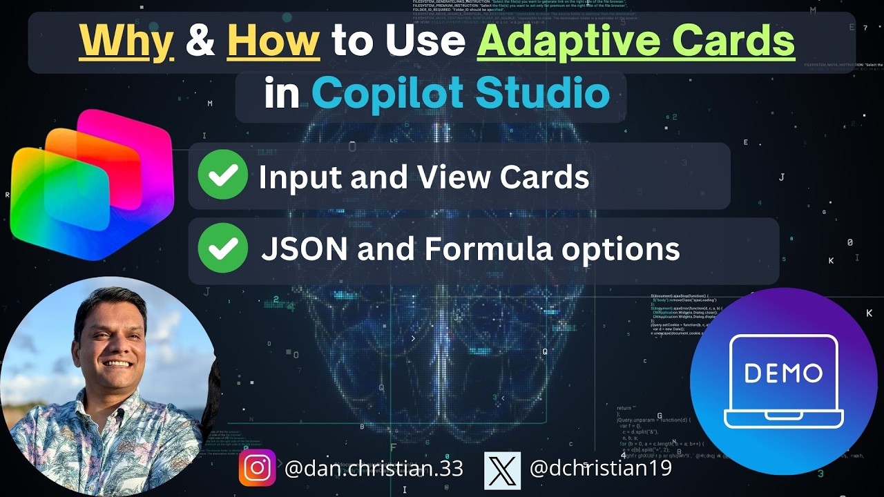 Why & How to Use Adaptive Cards in Copilot Studio - YouTube