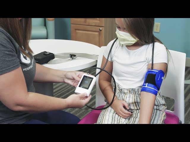 24 hour blood pressure monitoring unit taking readings every half