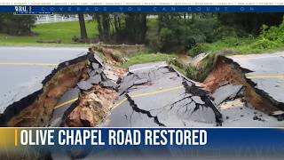 Olive Chapel Road reopens in Apex after months-long closure