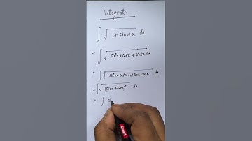 Integrate sqrt(1+Sin2x) dx #maths #mathshorts #math #shorts