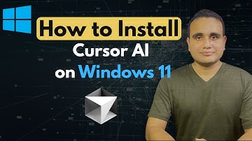 How to Install Cursor AI Code Editor in Windows 11 - Quick Tutorial