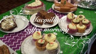 Macmillan coffee morning 2016