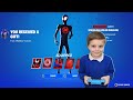 After School Surprising My 9 Year Old Kid Gifting Him NEW Spider-man Marvel Fortnite Skins