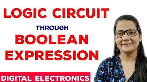 Drawing Logic Circuit from Boolean expression | Logic Diagram | Digital Electronics