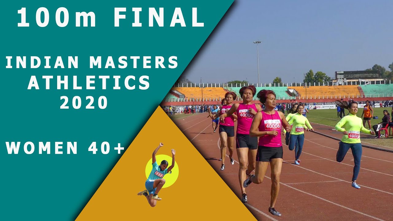 Indian Fastest Senior Women || 100m Final || 41st National Masters Athletic Meet 2020