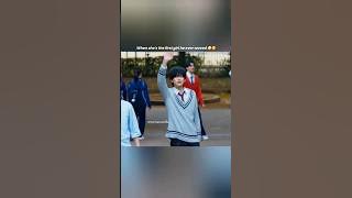 School's popular boy waved at her 😲😳 #jdrama #japanese #fumiya #oursecretdiary #shorts