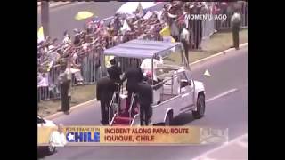 Incident at Papal Motorcade in Iquique