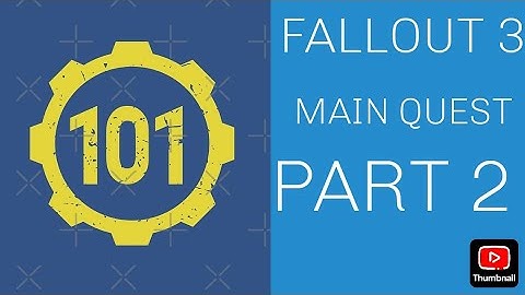 Fallout 3 FULL GAME Walkthrough NO COMMENTARY Part 2 (MAIN QUEST) #fallout3 
