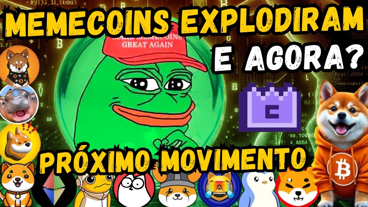 💥MEMECOINS EXPLODIRAM💥FOI AVISADO💥QUAL VAI SUBIR MAIS?💥PEPE - TURBO - DOG - LOBO - BONK E OUTRAS💥