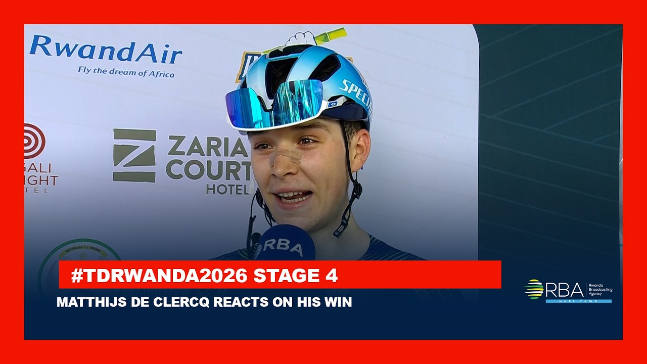 It’s really an incredible feeling- Matthijs De Clerq reacts on winning Stage 4 of #TdRwanda2026
