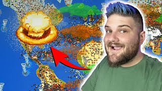 Criei um Mundo Mágico e Destruí com Bombas Atômicas em WorldBox