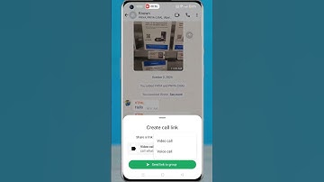 How to Create & Share Call link on WhatsApp #shorts
