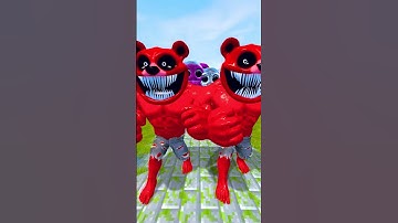 SIZE COMPARISON  ZOONOMALY FAMILY SMILING MONSTERS vs POPPY PLAYTIME 3 HUGGY IN GARRY