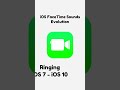 iOS FaceTime Sound Evolution 🎶