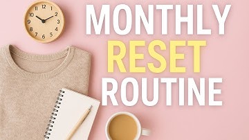 ✨ Monthly Reset | Clean, Plan & Glow Up for a New Month. 