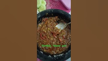 Sambel terasi ala geprek tepo hot #shorts #sambal #terasi #sambel